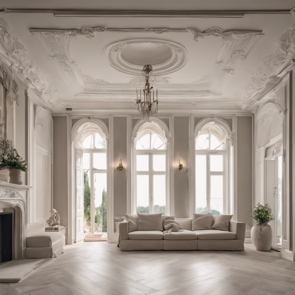 Strak gepleisterd interieur